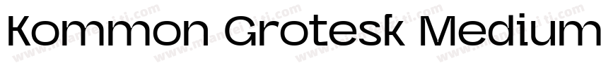 Kommon Grotesk Medium字体转换